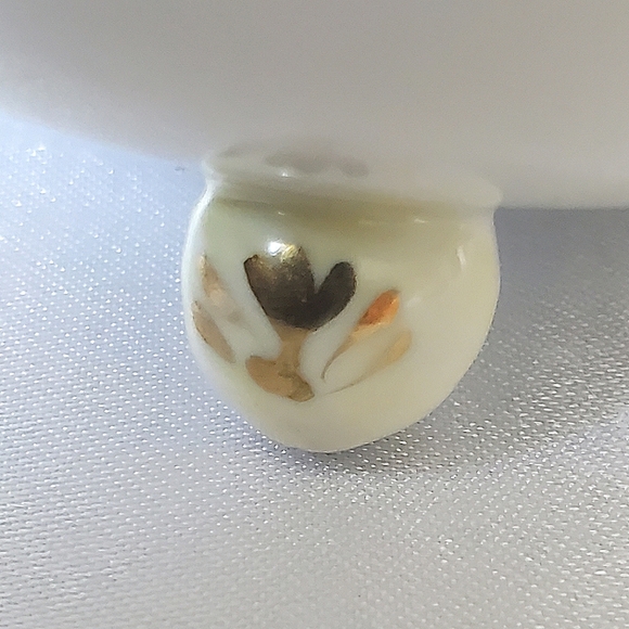 Nippon Footed Mayonnaise/ Condiment Bowl with Spoon - Picture 3 of 9